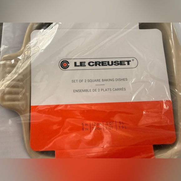 Le Creuset Cream Stoneware Baking Dish Set - Picture 2 of 7